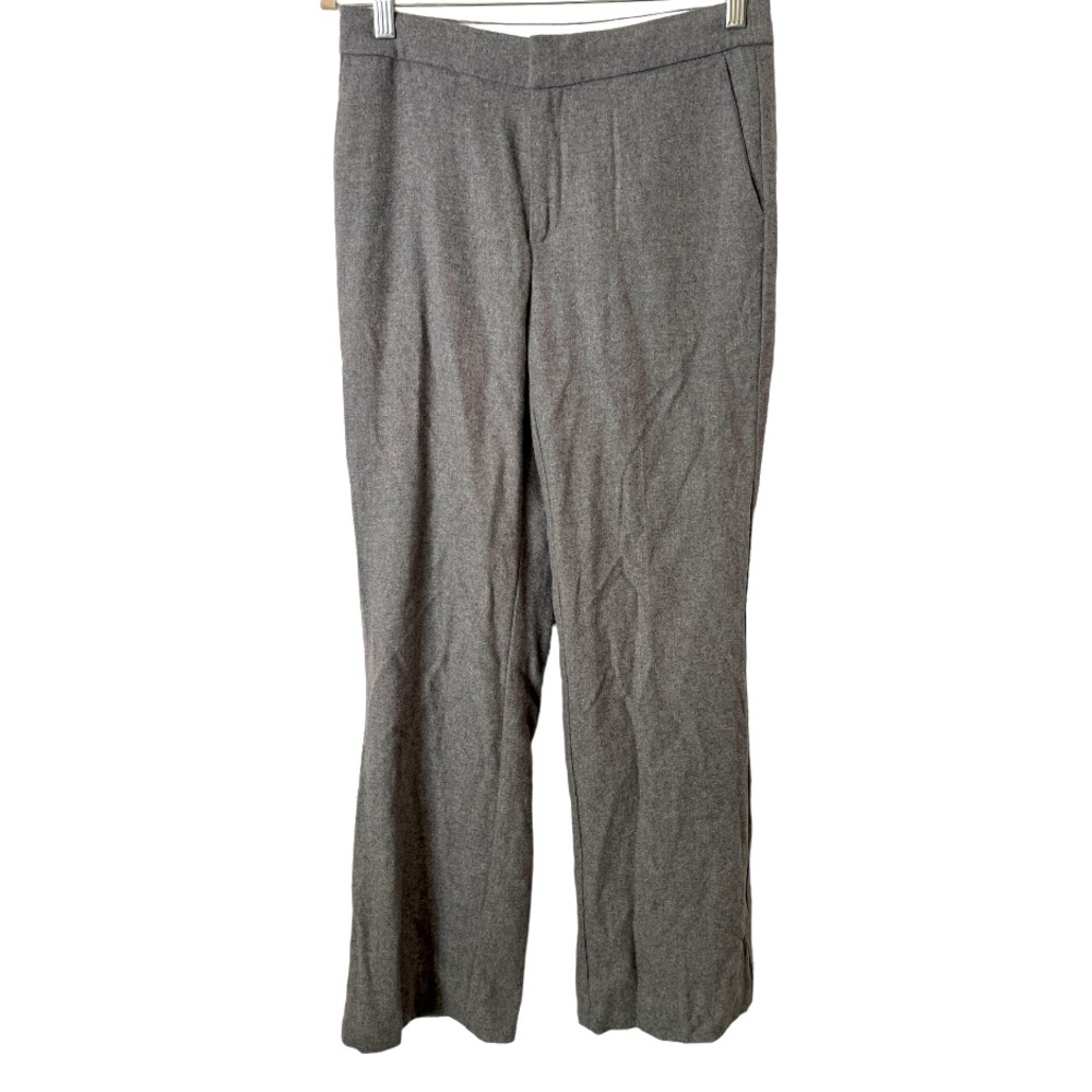 Banana Republic Women’s Straight Leg Grey Wool Blend Trousers Size 4‎